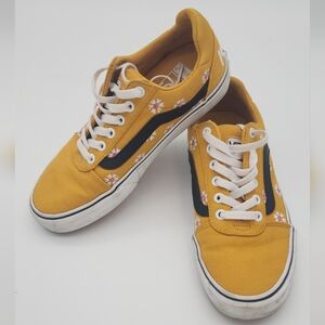 Vans Ward Deluxe Floral Embroidery Golden